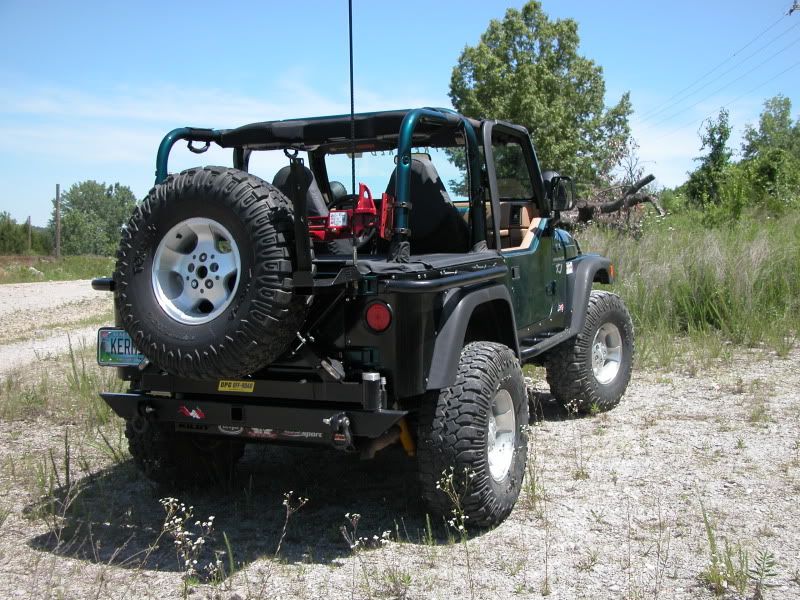 Jeep jk co2 tank mount